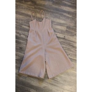 Light Violet Jumpsuit Wide Legged with pockets - S